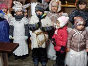 Rozsvícení stromečku v obci Vlkava